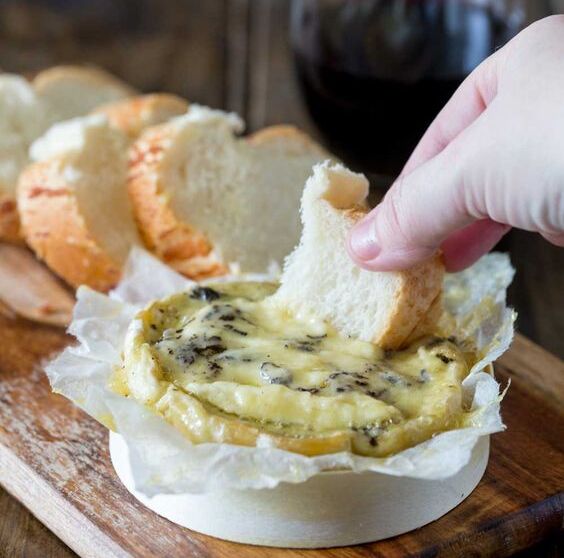 Baked Black Truffle Brie